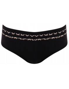 Strój kąpielowy czarny beż dwuczęściowy pełny usztywniany... 2