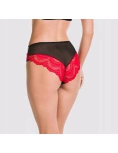 Figi Mediolano Amore czerwone czarne koronka tiul 19169 2