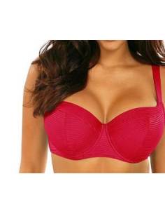 Strój kąpielowy dwuczęściowy czerwony usztywniany 46F... 2