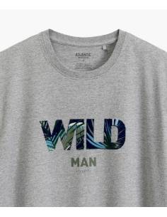 Piżama męska szara długi rękaw i spodnie granatowe... 2