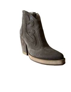 Botki skóra ciemny beż almond 1483 kowbojki Exquisite 2