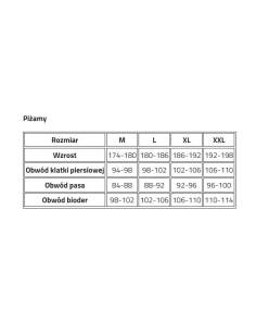 Piżama męska granatowa długi rękaw i spodnie bawełniana... 2