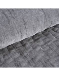 Narzuta dekoracyjna szara miękka welwet wzór Eurofirany... 2