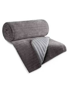 Narzuta dekoracyjna stalowa miękka welwet wzór Eurofirany... 2