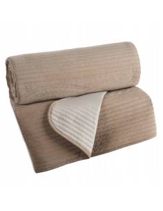 Narzuta dekoracyjna beżowa miękka welwet wzór Eurofirany... 2