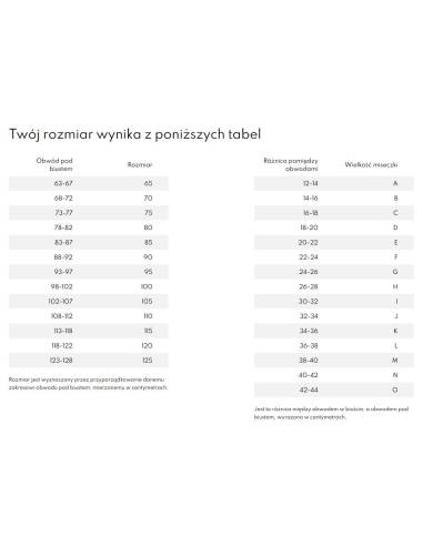 Biustonosz czarny usztywniany koronkowy...