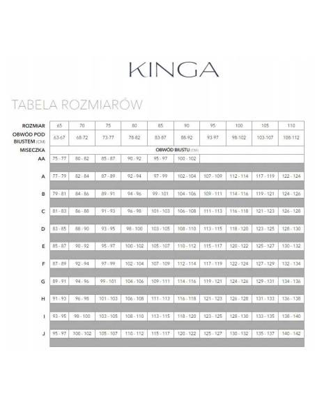 Biustonosz czarny miękki soft fiszbiny tiul stabilny Kinga 1184 Allana