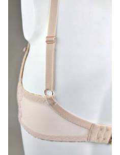 Biustonosz beżowy półusztywniany Mediolano 01105 semi... 2