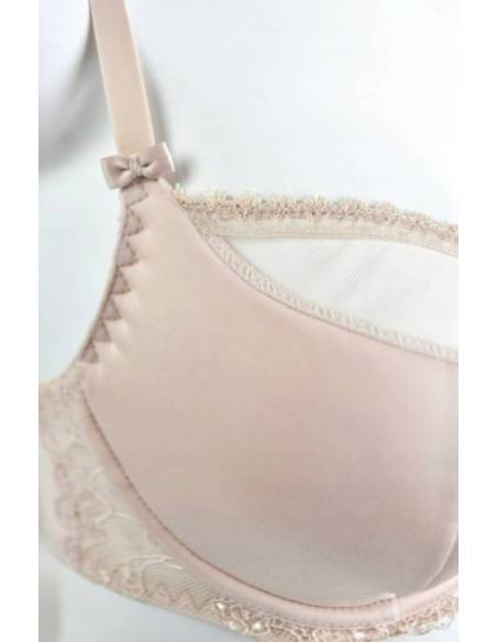 Biustonosz beżowy półusztywniany Mediolano 01105 semi soft Ciao