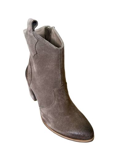 Botki beż almond nowość skóra zamsz Exquisite...